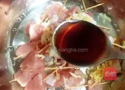 (Afternoon tea) Illustration of how to make fragrant toothpick meat 9