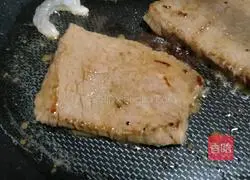 Illustration of homemade black pepper steak 2