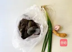 Illustration of braised prawns in sauce 1