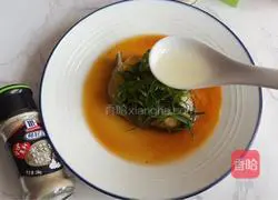 Illustration of how to make steamed cod 8