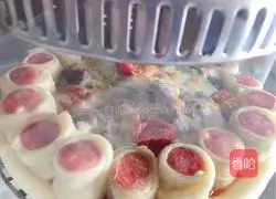 Illustration of how to make Italian cheese and beef pizza (air fryer version) 8