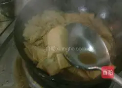 Illustration of how to make marinated dried tofu 8