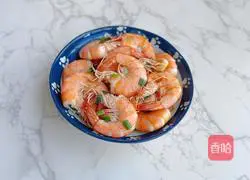 Illustration of how to make stir-fried shrimp with green onion 11