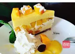 Mango Jelly Mousse Cake Recipe Illustration 10