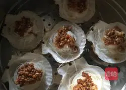 Illustration of how to make steamed scallops with garlic vermicelli 9