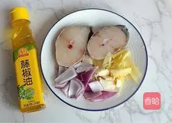 Illustration of grilled cod 1