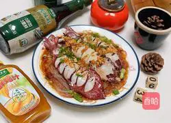 Illustration of how to make steamed squid with vermicelli 12