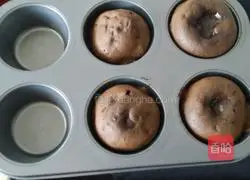 Illustrated recipe for lava chocolate cake 13