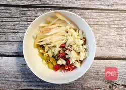 Celery-fried shredded beef Illustration of how to do it 3