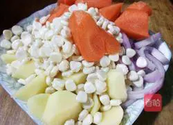 Corn kernel borscht Illustration of how to do it 1