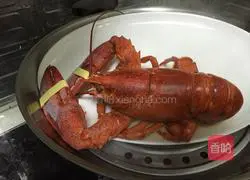 Illustration of steamed lobster 3