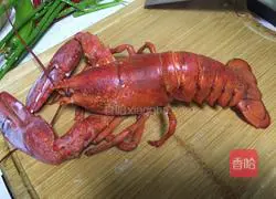 Illustration of steamed lobster 4