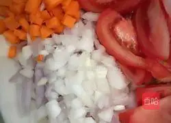 Illustration of how to make tomato and minced meat pasta 4