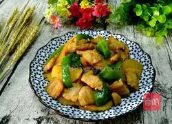 Illustration of how to make fried potatoes and salt pork 9