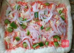 Illustration of how to make shrimp pizza 7