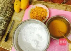 Illustration of how to make Dielianhua Mango Mousse Cake 1