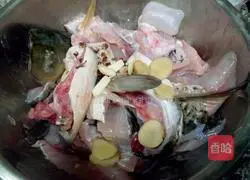 Illustration of the men's version of boiled fish 1