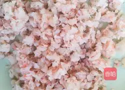 Illustration of how to make shrimp and chrysanthemum balls 2