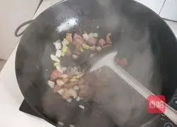 Illustration of how to make fried meat with celery 7