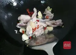 Illustration of how to make fried bullfrog 6