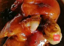 Illustration of how to make soy pig trotters 10