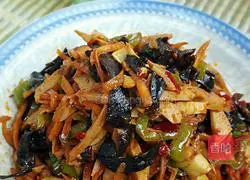 Illustration of how to make fish-flavored shredded pork 12