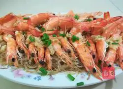 Illustration of how to make garlic vermicelli with open side shrimp 9