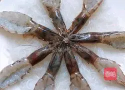 Illustration of how to make rich shrimps with blooming flowers 6