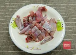 Illustration of how to cook chestnut and bullfrog 4