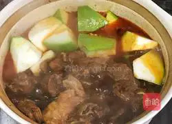 Illustration of braised mutton recipe 12