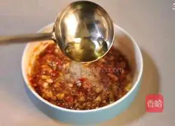 Illustration of how to make garlic vermicelli and open-back shrimp 6