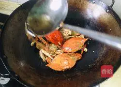 Illustration of how to make green onion and ginger prawn crab 5