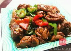 Illustration of braised chicken nuggets 9