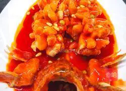 Illustration of how to make squirrel mandarin fish 8