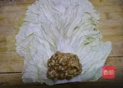 Illustration of how to make steamed cabbage rolls 7