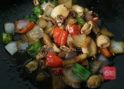 Soy sauce bursting Illustration of how to make squid baby 9