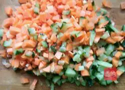 Illustration of Chopping Chili Snowman Mashed Potatoes 3