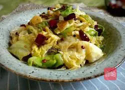 Illustration of how to make stir-fried hand-shred cabbage 9