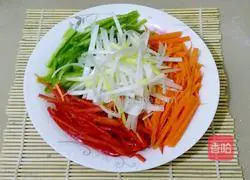 Illustration of how to make fish-flavored shredded pork (revised version 2)