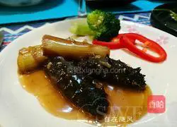 Illustration of how to cook sea cucumber with green onion 7