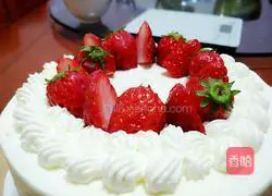 How to make Berry Language (Strawberry Cream Cake) Illustration 5