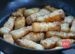 Illustration of braised pork and radish recipe 5