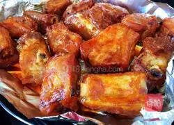 Illustration of grilled pork ribs 7