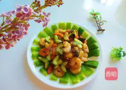 Illustration of how to make fried shrimps with chili pepper during the Lantern Festival on the 15th day of the first lunar month 10