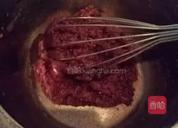 Illustration of how to make purple sweet potato and cocoa puffs 3