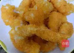 Illustration of how to make fried shrimp 12