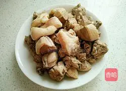 Illustration of how to make konjac roast duck 6