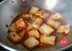 Illustration of how to make homemade tofu in pot 6