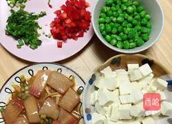 Illustration of how to make pan-fried fish fillet and braised tofu 6