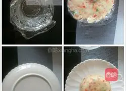 Illustration of how to make colorful mashed potatoes 9